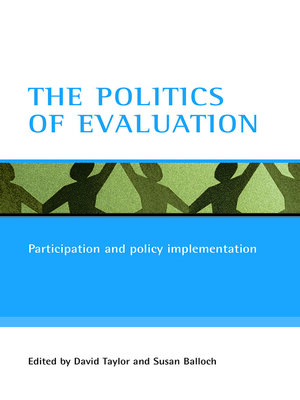 cover image of The politics of evaluation